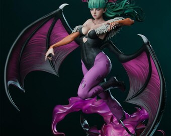 Morrigan Succubus STL | Fantasy Goddess 3D Printable Statue (Digital Download)