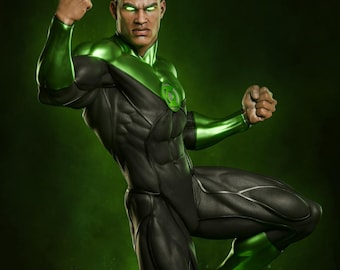 STL en buste de guerrier de l'anneau cosmique : statue intergalactique imprimable en 3D (téléchargement numérique)