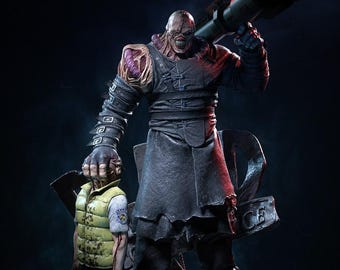STL Statue Nemesis | Modèle d'imprimante 3D inspiré de Resident Evil (téléchargement numérique)