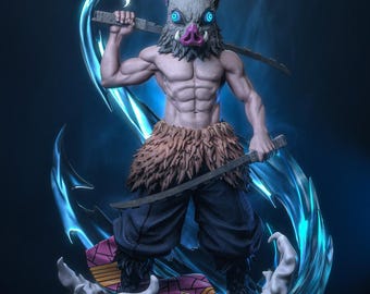 Modelo STL de Jabalí Berserker: Caza salvaje de doble hoja, impresión 3D (descarga digital)