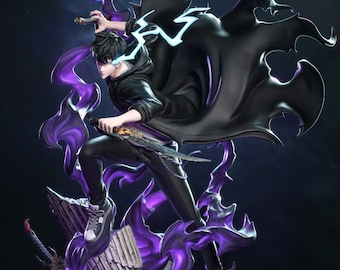 Dual Blade Shadow Fighter STL: Dark Assassin 3D Model (Digital Download)