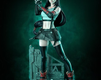 Tifa, artista marcial STL / Inspirada en Final Fantasy VII / Heroína icónica de JRPG / Modelo de impresión 3D