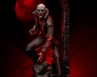 Nosferatu STL Model: 3D Printable Horror Diorama (Digital Download)