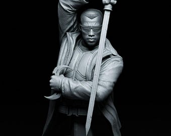 Buste de chasseur Bloodedge Nightfall - Modèle STL, figurine imprimable 3D (téléchargement numérique)