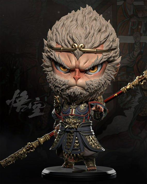 Wukong Chibi STL File: League of Legends 3D Print (Digital File)