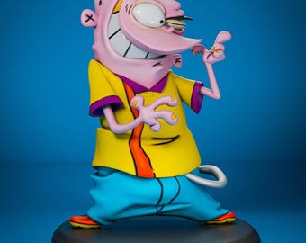 Statue imprimable en 3D du trio de dessins animés rétro (fichier STL)