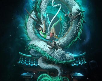 Fichier 3D Chihiro et Haku, chihiro et Haku | Modèle imprimable 3D (téléchargement numérique)