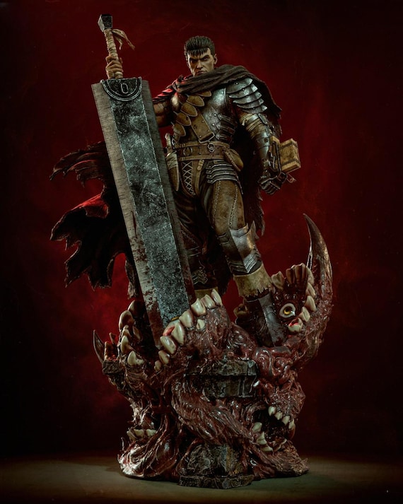 Guts Dark Swordsman STL | Berserk Inspired 3D Print Model (Digital Download)