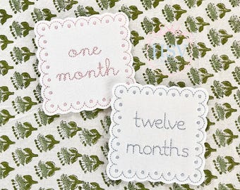 ITH Heirloom Français noeud festonné petit motif de broderie pour plaque signalétique | 3 tailles