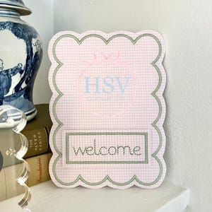 ITH Scalloped Monthly Milestone Plaque Set | Satin and Bean Stitch Milestone Plate Embroidery Design | 5x7 or 6x10 Hoop