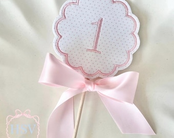 Motif de broderie rond festonné ITH | Satin et point haricot | 3 tailles