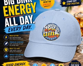 Big Dink Energie Pickleball Cap, Vintage Logo Mütze