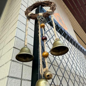 Grape Vine Witch Bell Hand Woven Hanging Pendant Decor