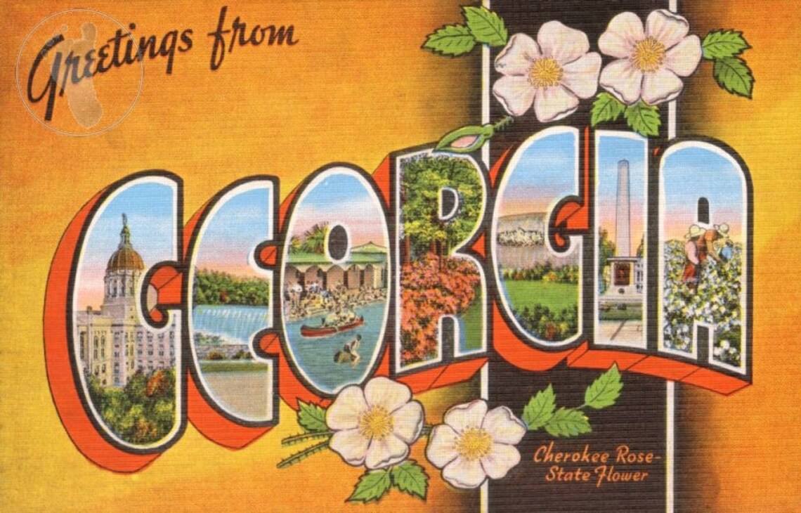 Greetings From Vintage Large Letter Postcard Giclee Print, 11