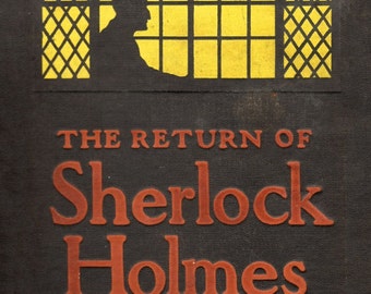 The Return of Sherlock Holmes First Edition Cover Art  - Giclee Print Reproduction.