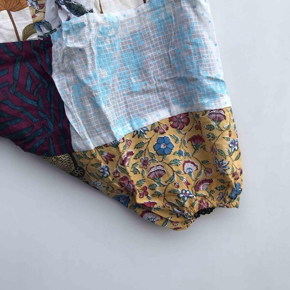 Handmade Cotton Patchwork Harem Pants, Boho Hippi… - image 6