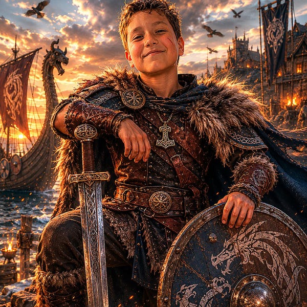 Custom Fantasy Portrait From Photo, Viking, Wizard, Pirate, Knight, Astronaut (Digital Download)