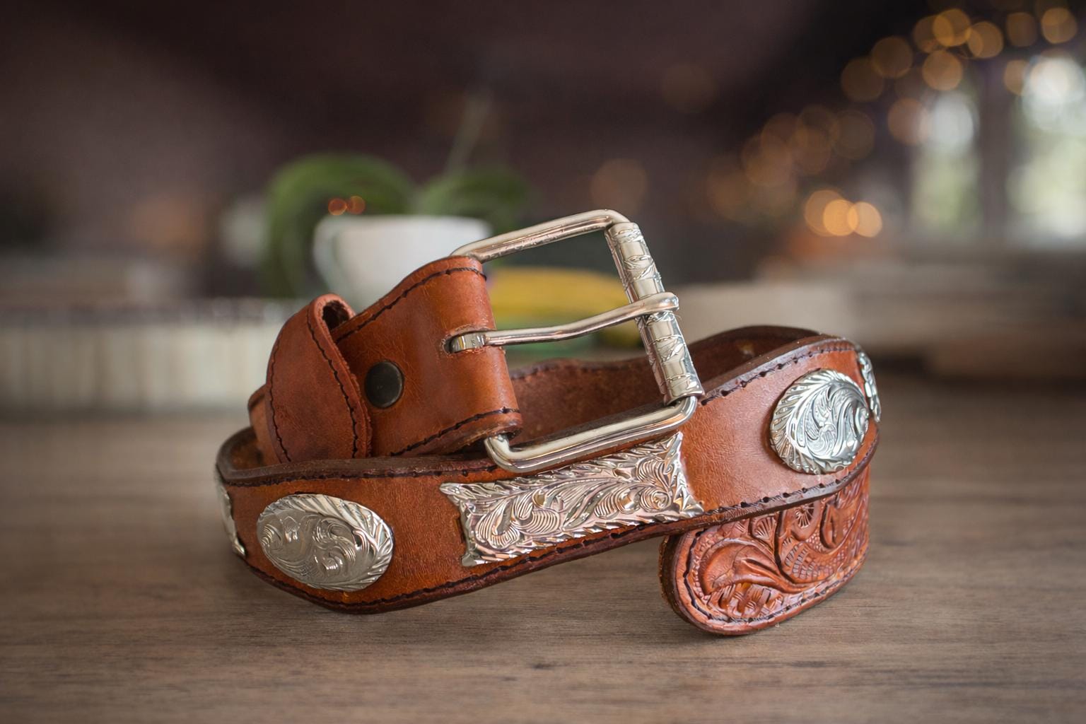 Mexican Silver Concho Belt - Etsy