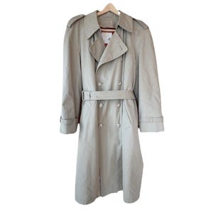 VTG London Towne Trench Tan Kermit Frog Costume Reporter Halloween Muppet 40R