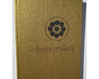Apples of Gold 1962 1st Edition Hardback Golden Cover Poetry Compiled: Jo Petty