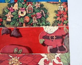 Papier cadeau vintage style années 50-60, 4 feuilles, 74 x 102 cm, idéal pour les fêtes de fin d'année.