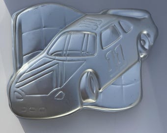 Wilton Race Car Cake Pan #2105-1350 1997 Birthday NASCAR Formula One Party