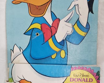 Vintage 1978 Walt Disney’s Donald Duck "The Play-Along Book" Golden Press