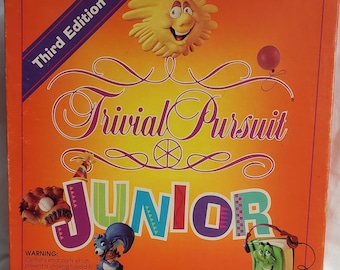 Vintage Trivial Pursuit Junior Third Edition (1994) - 100% Complete - Great Condition