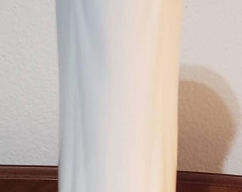 Vintage 1985 FTD White Ceramic Bud Vase with Pink Hearts | Made in Japan