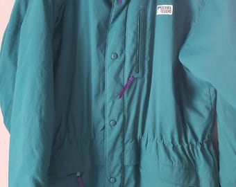 Vintage Sierra Designs Men’s Forest Green Jacket XL - Made in Canada -80s/90s Gorpcore- Outdoor Utility Coat