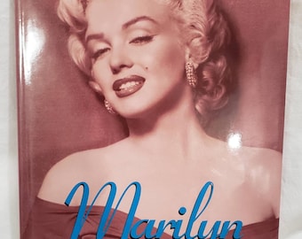 Vintage Marilyn Monroe Coffee Table Book, A Life in Pictures by Diana Karanikas Harvey, 1999 Hardcover, Old Hollywood Glamour Home Decor
