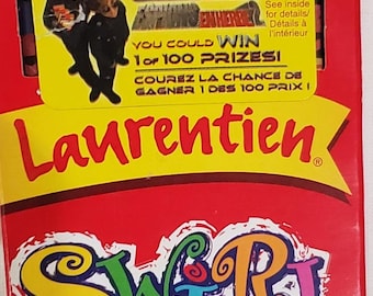 Vintage Laurentien Swirl Crayons – 16 Count Pack –with Rare Spy Kids 2 Contest Insert