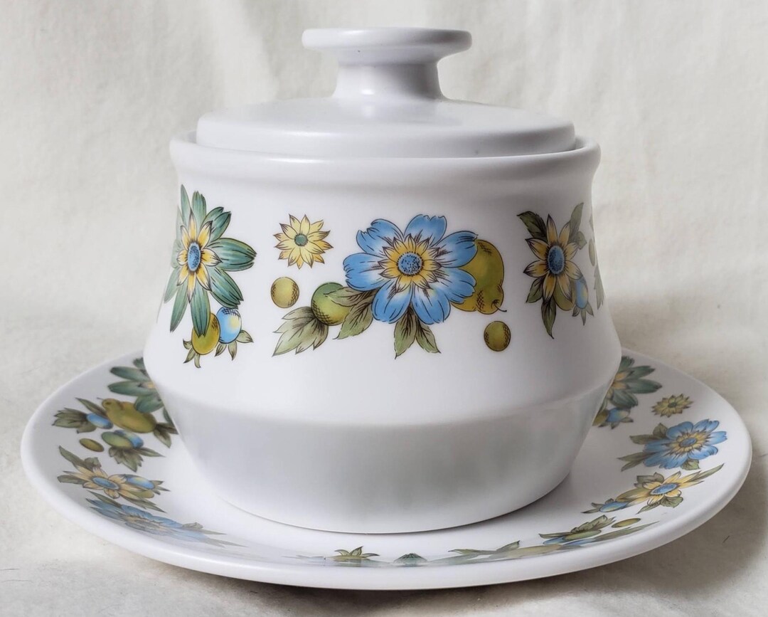 Vintage Noritake Colleen Sugar Bowl With Saucer – Progression China ...