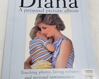 Vintage Royal Family Book Bundle | Queen Elizabeth II, The Queen Mother, & Princess Diana Tribute | 3-Piece Set for Collectors/Decor