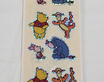 Vintage 2000s Holographic Sticker Sheets – SpongeBob, Dora the Explorer, Winnie the Pooh, & Rudolph-Sandylion/Nickelodeon