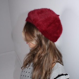 Angora Beret Vintage - Etsy