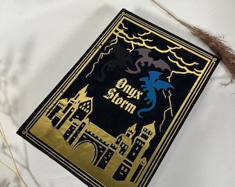Onyx Storm Rebind with sprayed edges
