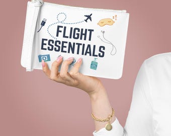 Flight Essentials Clutch Bag | Travel Organizer Pouch