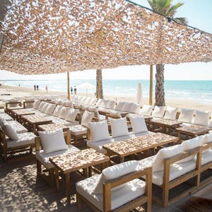 Verstärktes Sand-Sonnenschutznetz | Sichtschutz in Naturbeige für Garten und Terrasse, Sonnenschutz für Pergola, langlebiger UV-Schutz
