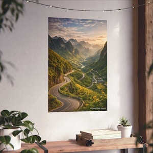 Ha Giang Loop Poster | Vietnam Travel Wall Art