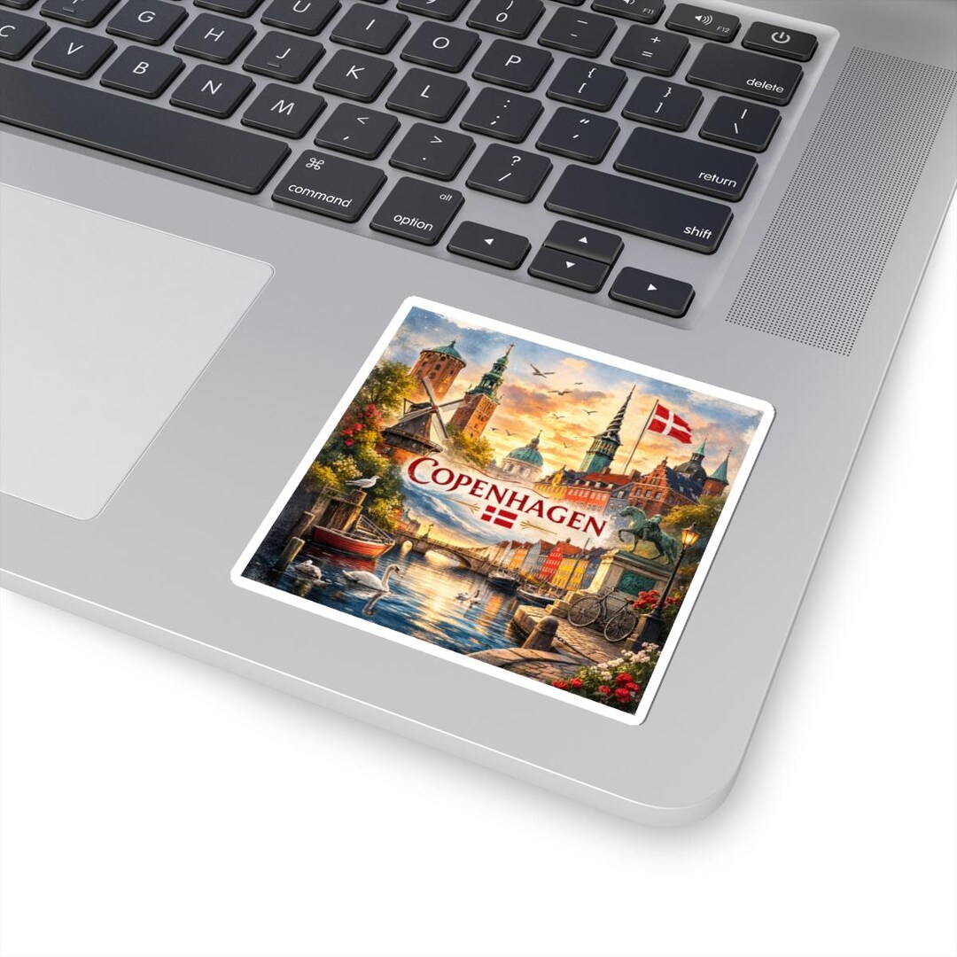 Copenhagen Sticker | Denmark Travel Souvenir - Etsy