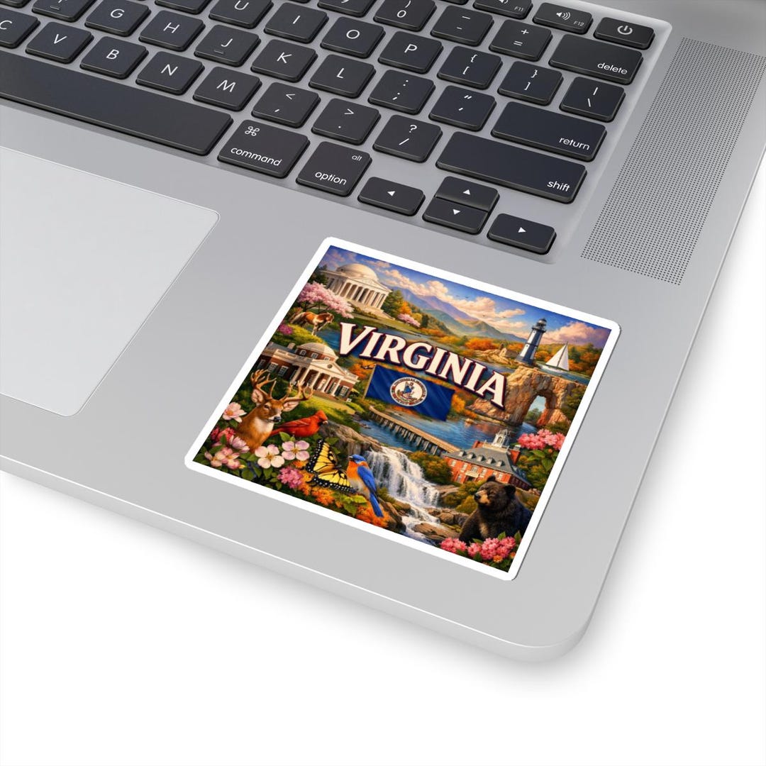 Virginia Sticker | State Souvenir Decal - Etsy