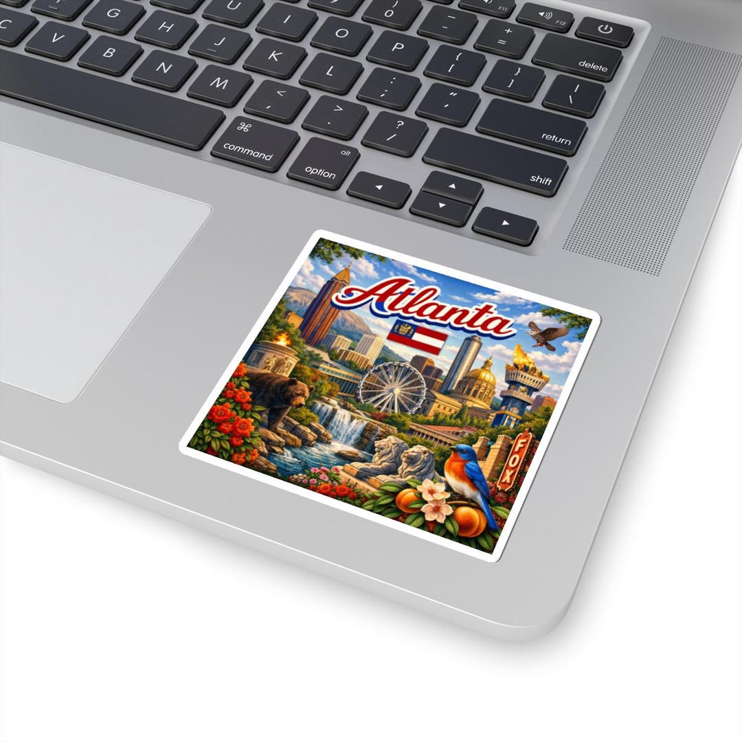 Atlanta Sticker | Atlanta Travel Souvenir - Etsy