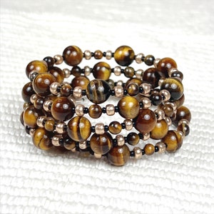 Tigris Tigereye Coil Bracelet