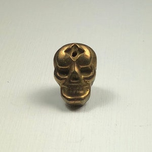 SALE Pyrite Skull Tie Tack or Lapel Pin image 9