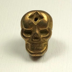 SALE Pyrite Skull Tie Tack or Lapel Pin image 7