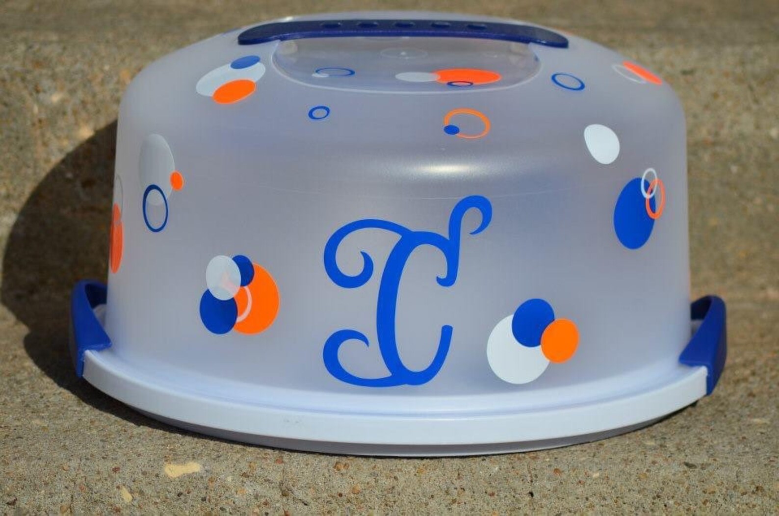 DIY Cake Carrier Vinyl Kit Etsy