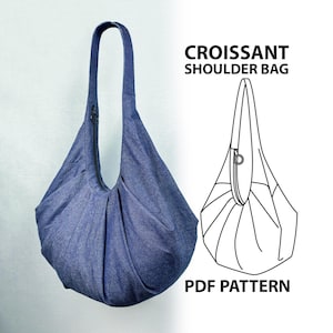 Croissant Shoulder Bag Sewing Pattern (PDF Download)