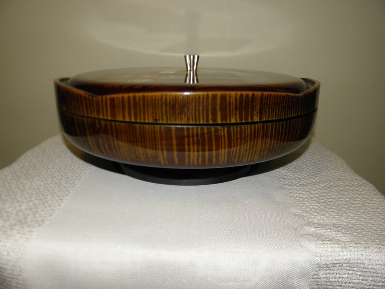 Retro Sonic Woodgrain Lazy Susan