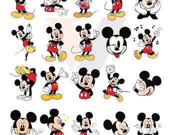 Mickey Mouse SVG Cut File | Cartoon Mouse SVG | Cricut & Silhouette Digital Design